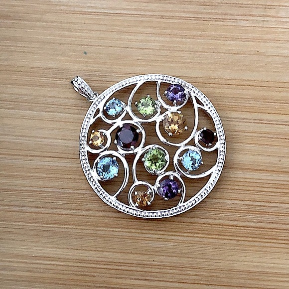 $47 Estate Designer Pendant Marked 925 China with (unrecognizable designer mark) - Picture 3 of 6